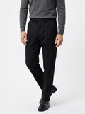 PERFECTION PANTALONE DOPPIA PENCE COLORE GRIGIO SCURO MADE IN ITALY
