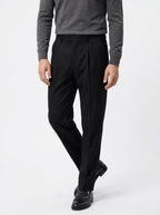 PERFECTION PANTALONE DOPPIA PENCE COLORE GRIGIO SCURO MADE IN ITALY