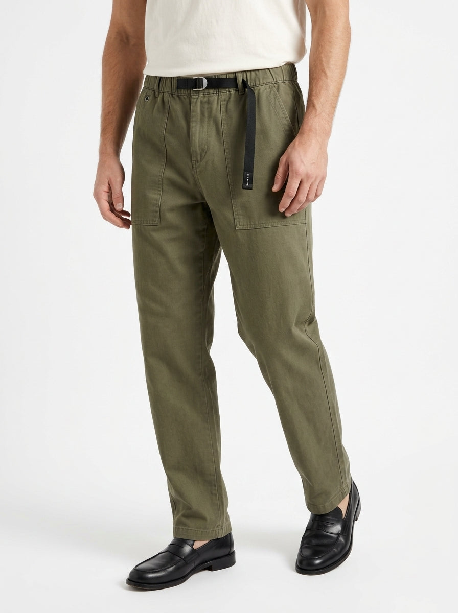 PANTALONI WHITE SAND SU67 FA63 MODELLO FATIGUE COLOR VERDE MILITARE
