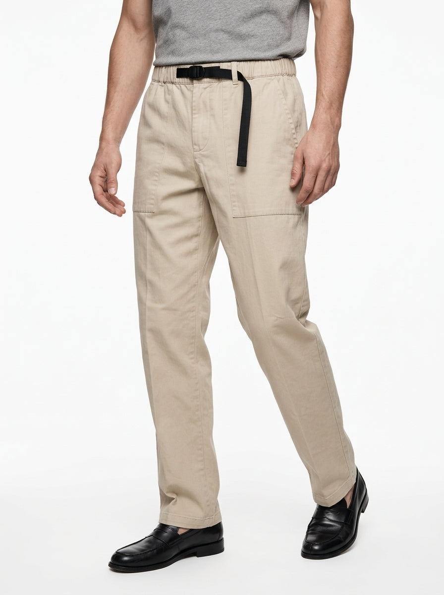 PANTALONI WHITE SAND SU67 FA63 MODELLO FATIGUE COLOR BEIGE