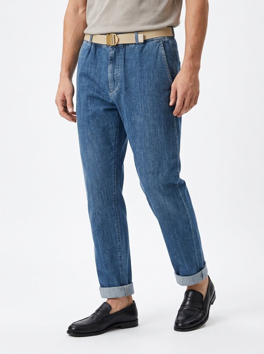 PANTALONI WHITE SAND SU66 341 DENIM CHIARO