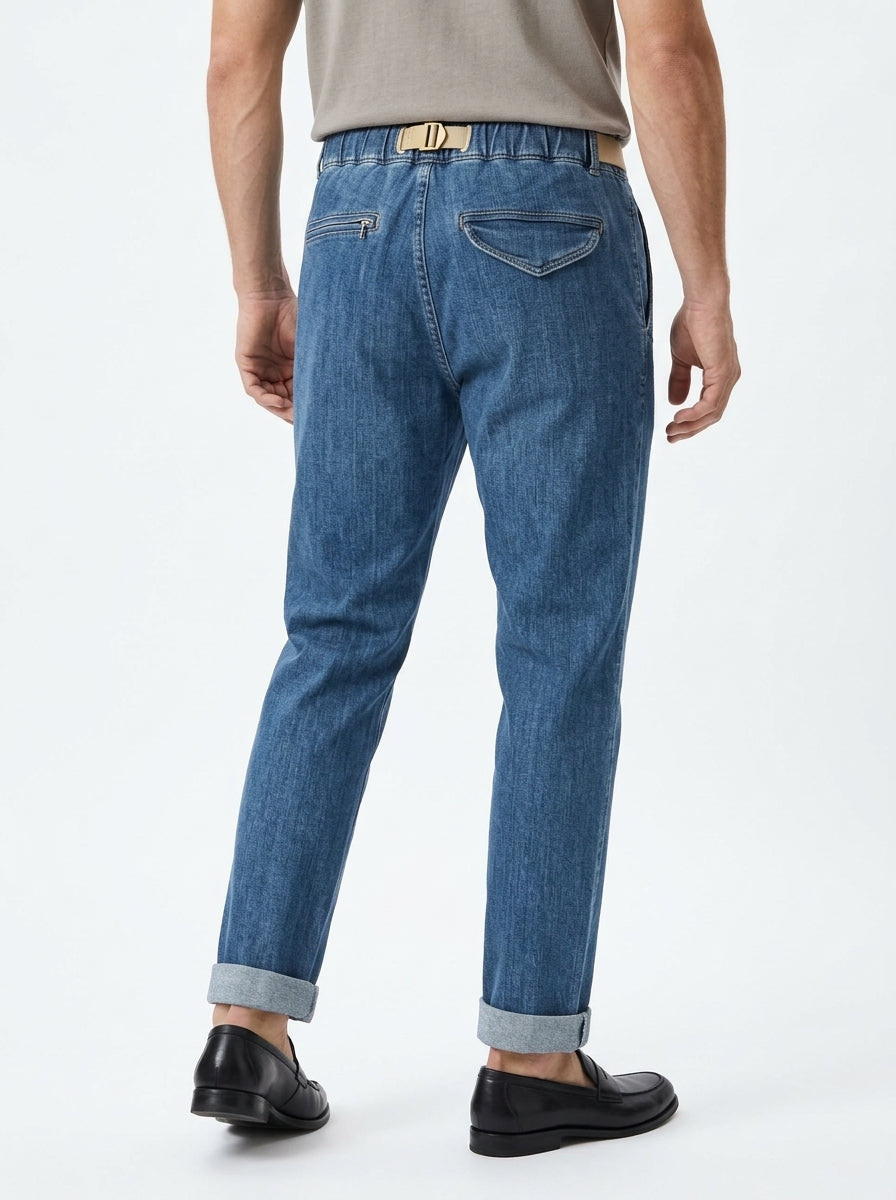 PANTALONI WHITE SAND SU66 341 DENIM CHIARO