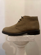 AG TREND Stringata middle in camoscio con fondo in gomma SH36