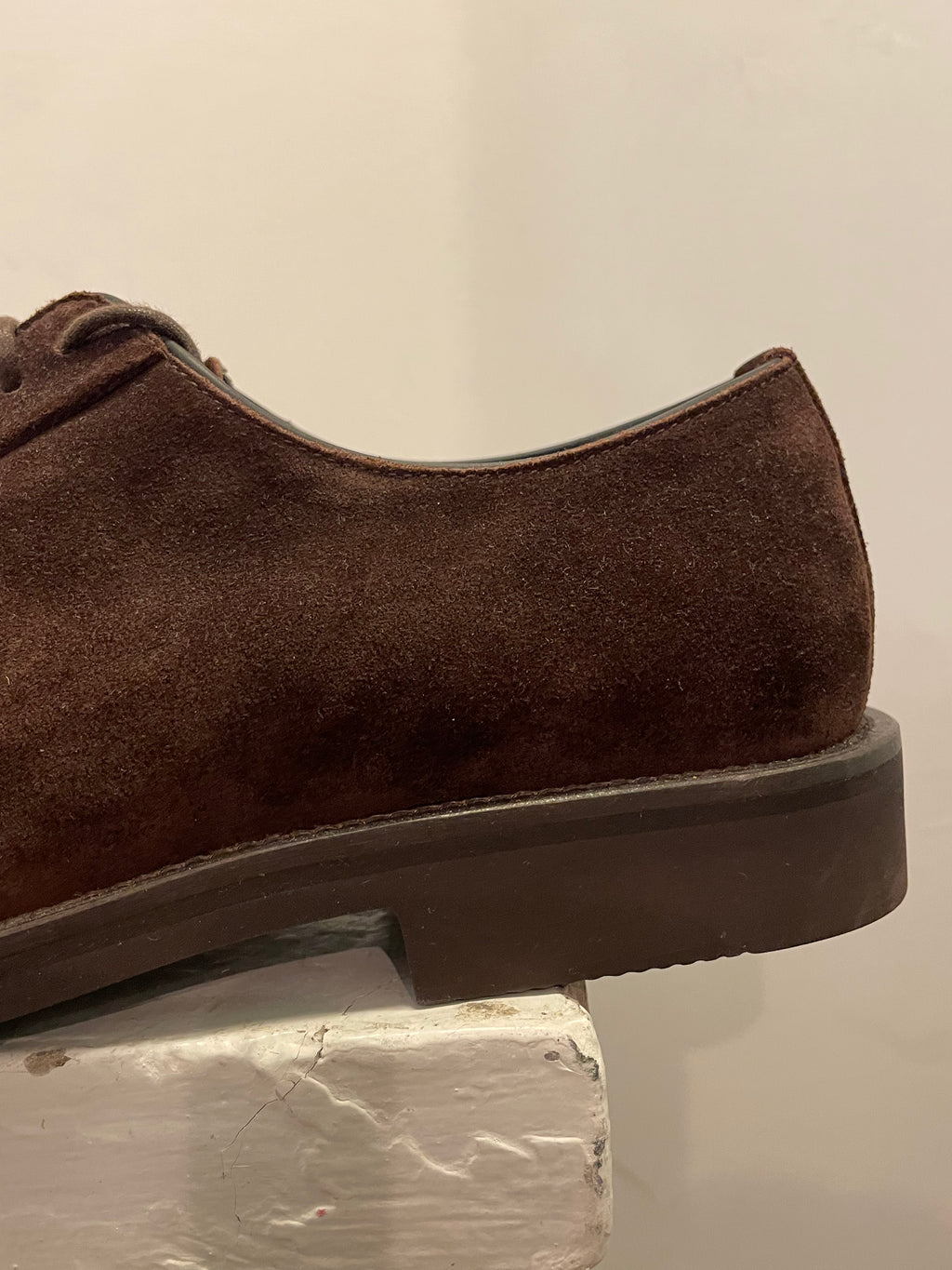 Seboy’s Stringata camoscio testa di moro velour 3810 AS GUMLITE NICOTINA