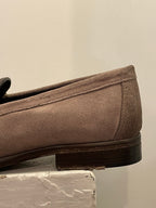 AG TREND Mocassino college camoscio fondo cuoio colore taupe SH 45
