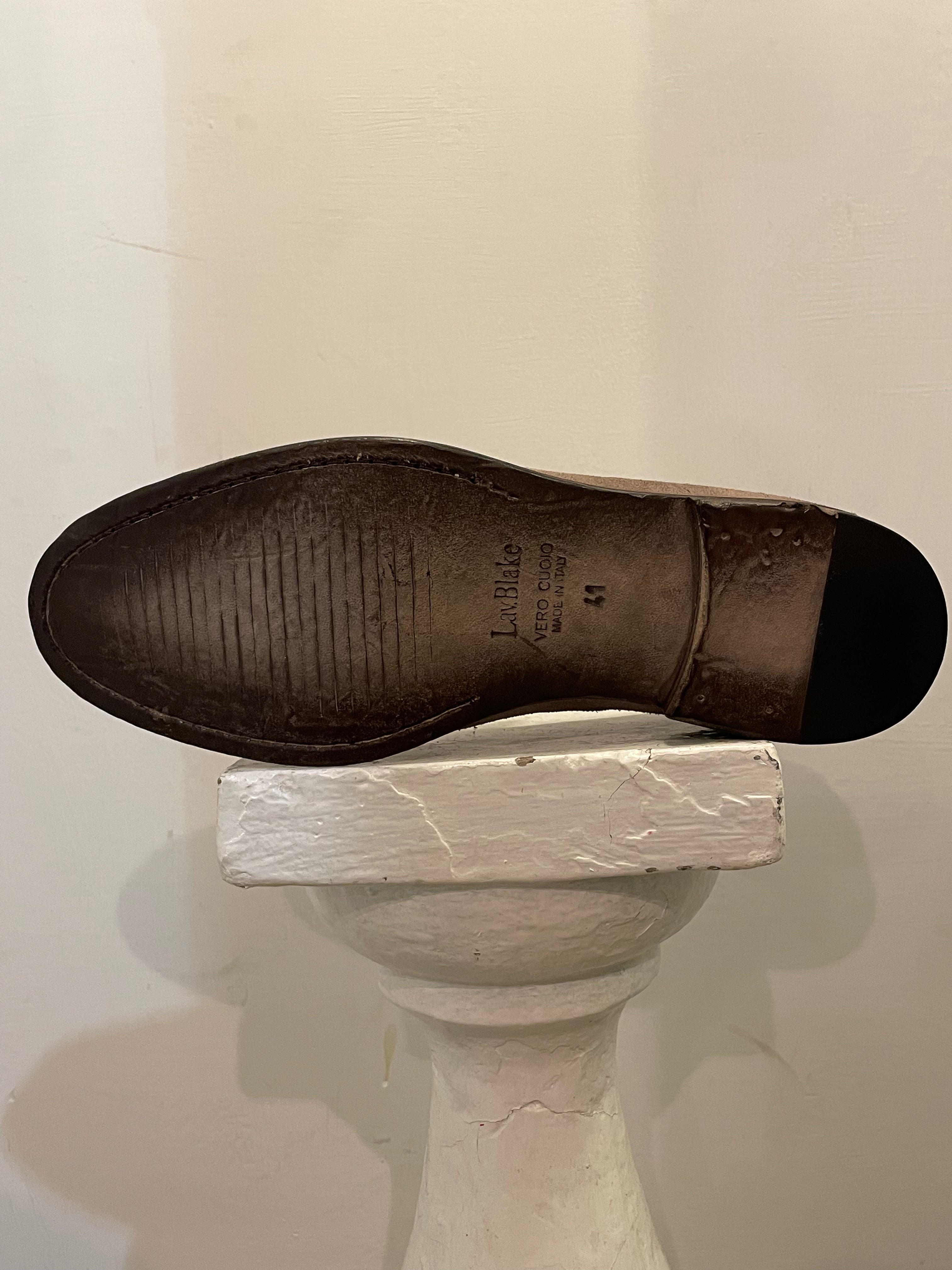 AG TREND Mocassino college camoscio fondo cuoio colore taupe SH 45