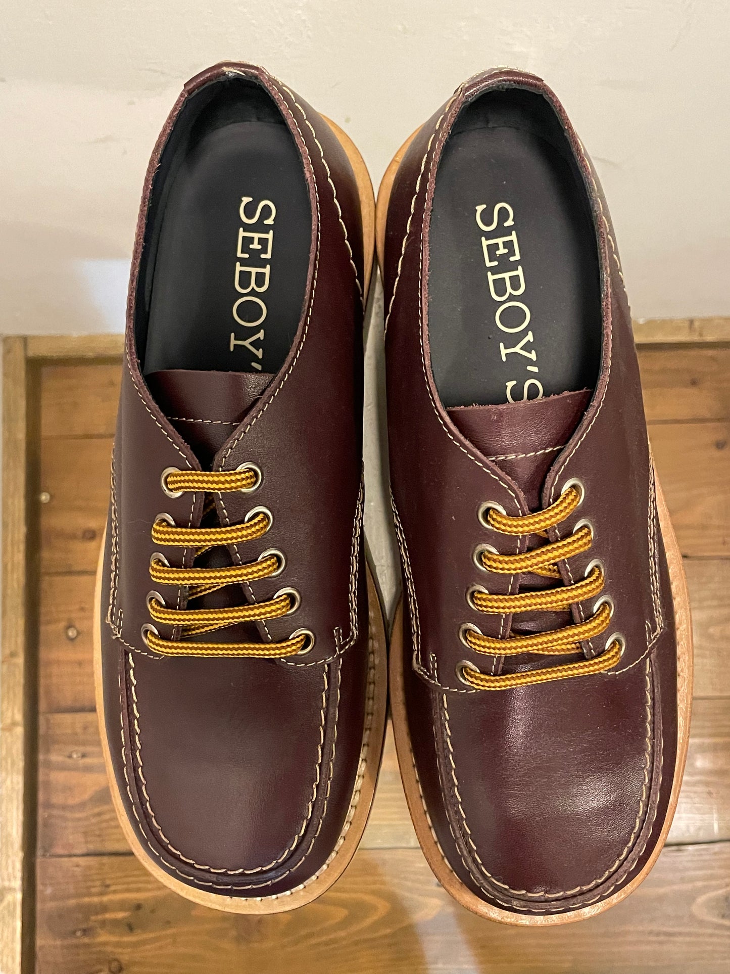 Seboy’s Classic bourdeaux JS zeppa vibram beige cod. 4444