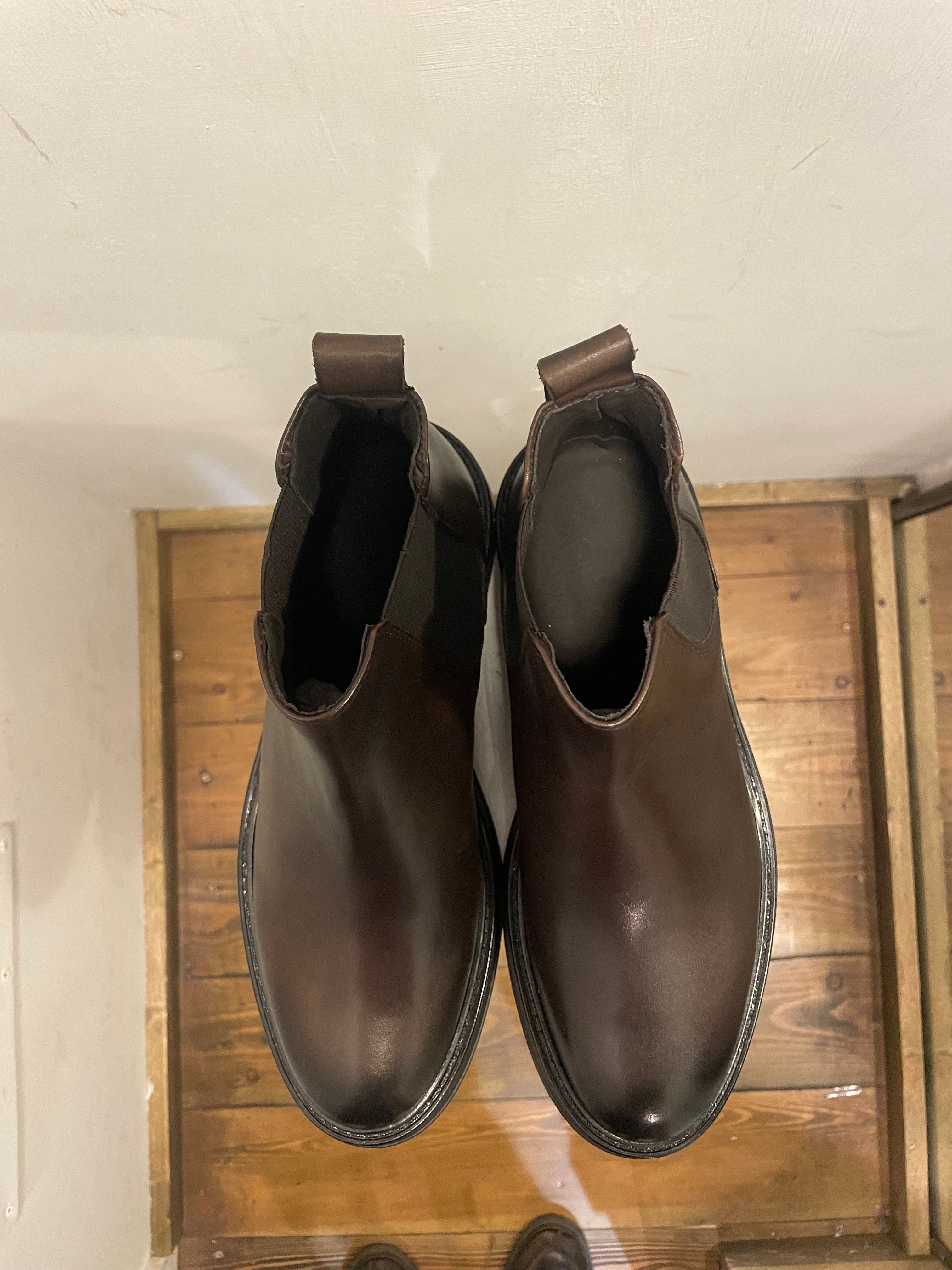 AG TREND Stivaletto con elastico laterale colore testa di moro