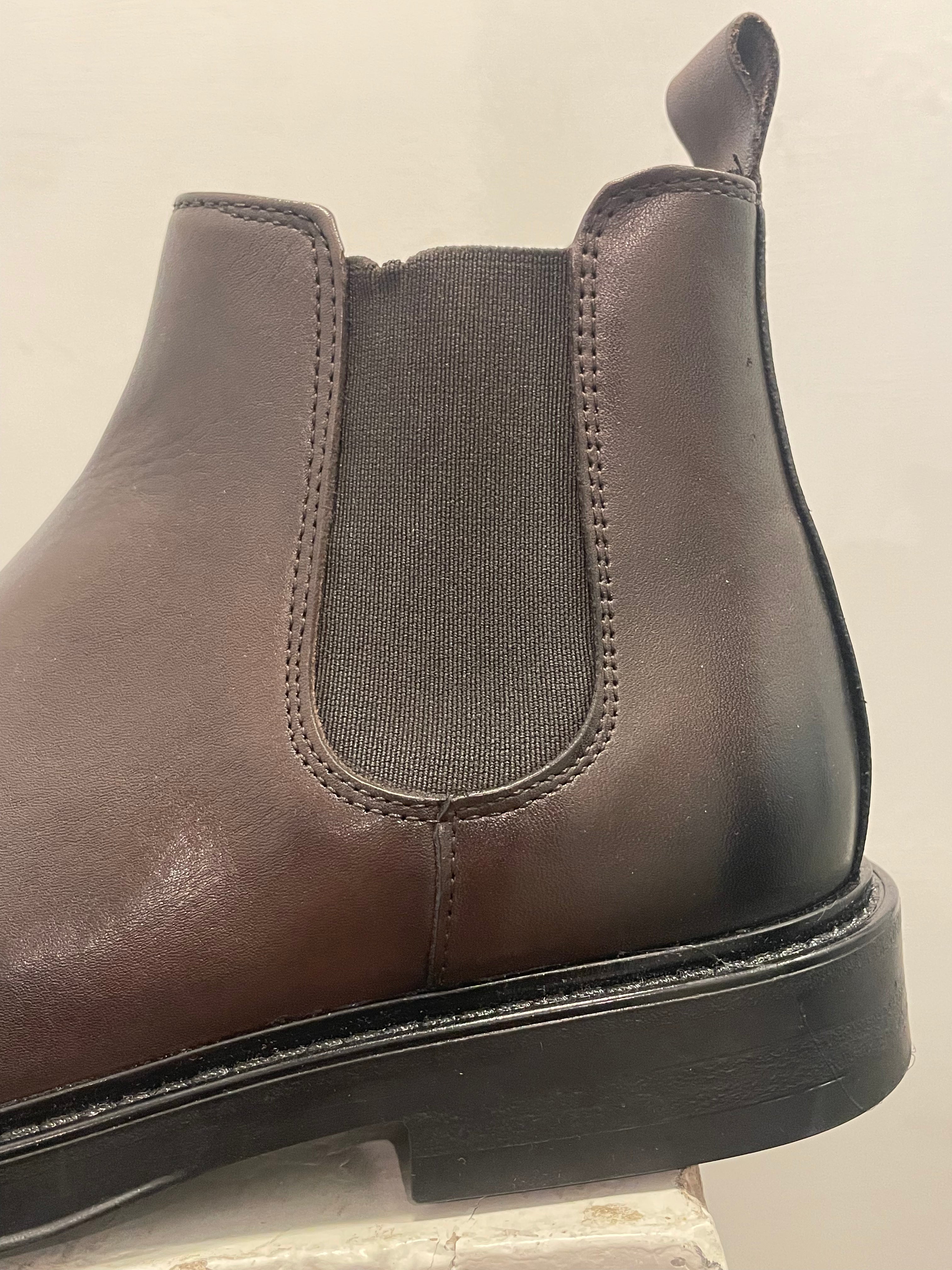 AG TREND Stivaletto con elastico laterale colore testa di moro