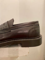 AG TREND Mocassino collegiale penny  vitello col. Testa di moro SH57