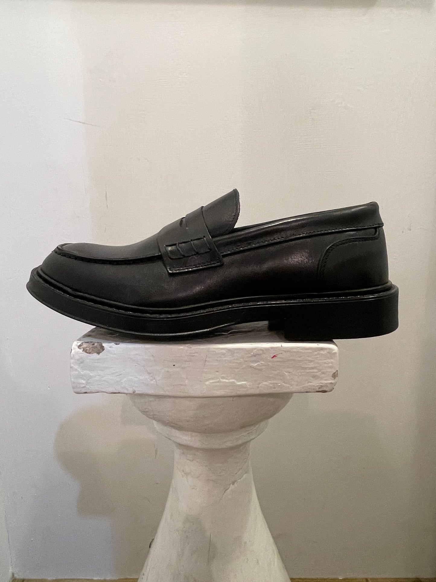 AG TREND Mocassino collegiale penny vitello nero SH57 AI24