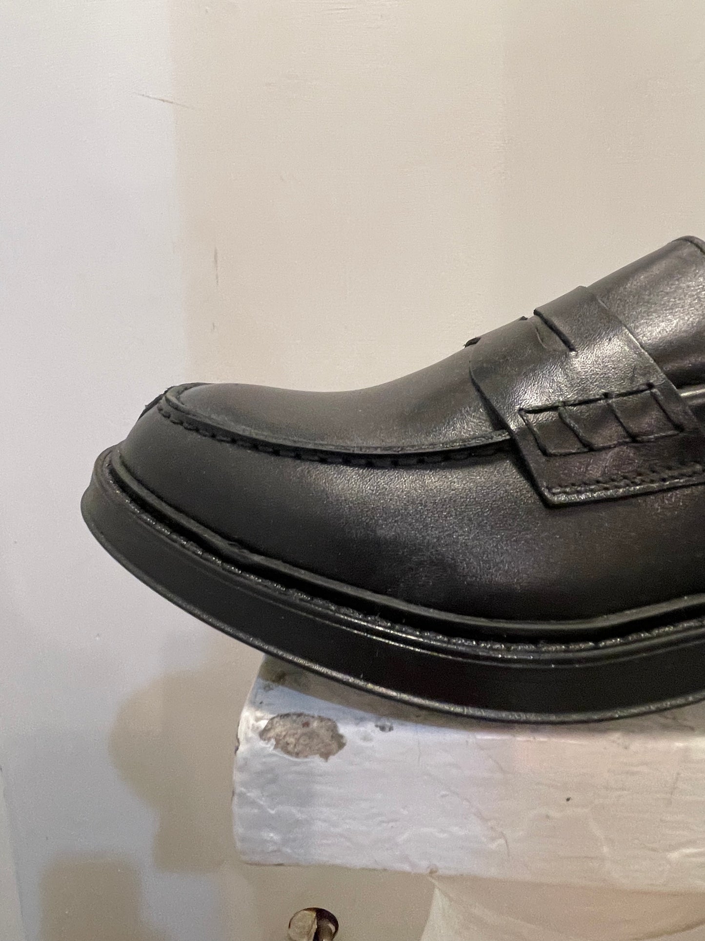 AG TREND Mocassino collegiale penny vitello nero SH57 AI24