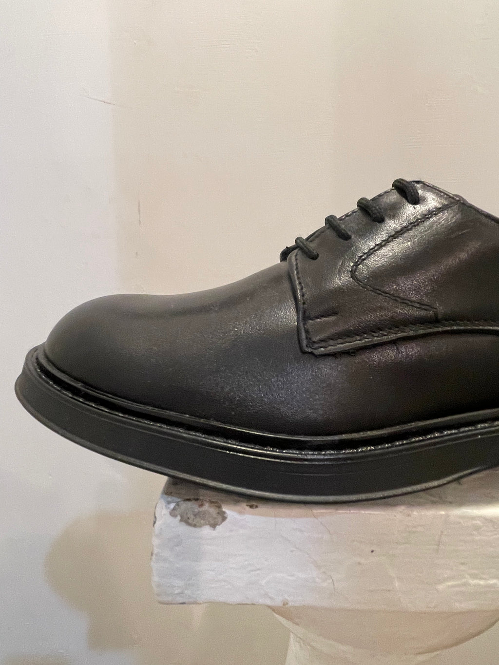 AG TREND Stringata derby vitello nero SH75