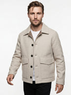 AG TREND GIUBBOTTO COLORE BEIGE MADE IN ITALY G916