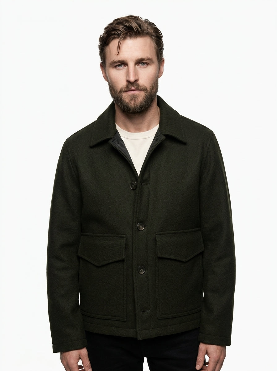 AG TREND GIUBBOTTO COLORE VERDE MILITARE MADE IN ITALY G916