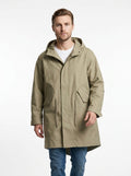 WHITE SAND PARKA CON COULISSE IN VITA E CAPPUCCIO COLORE BEIGE MADE IN ITALY