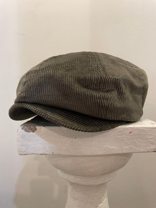 BRIXTON Coppola Modello Brood Snap Cap Velvet Colore Moss