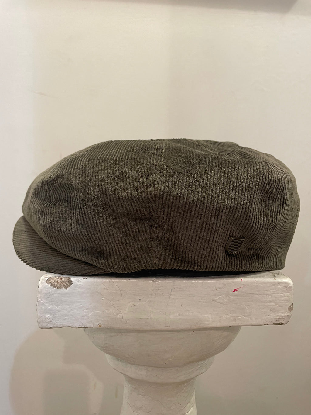 BRIXTON Coppola Modello Brood Snap Cap Velvet Colore Moss