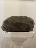 BRIXTON Coppola Modello Brood Snap Cap Velvet Colore Moss