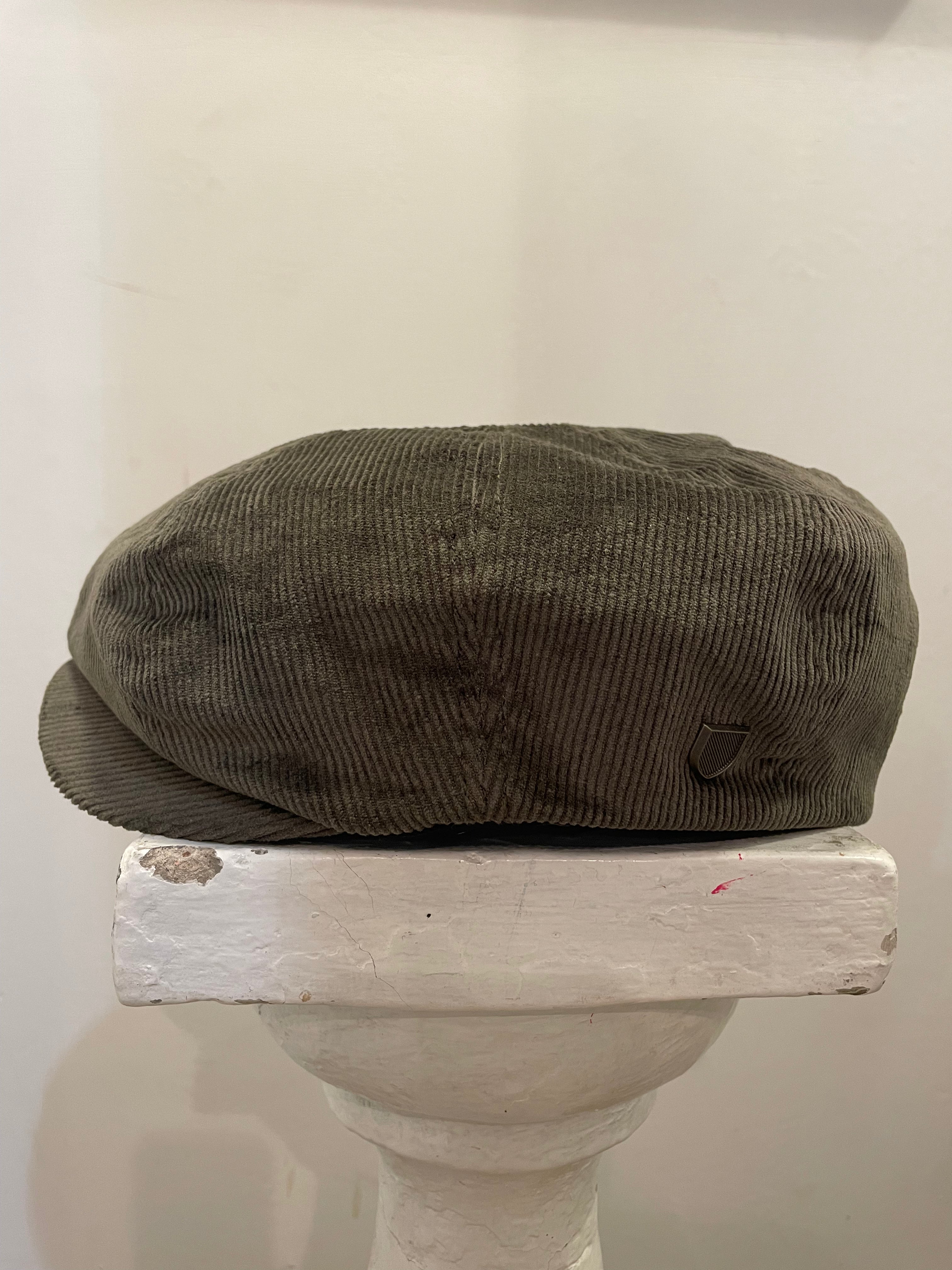 BRIXTON Coppola Modello Brood Snap Cap Velvet Colore Moss