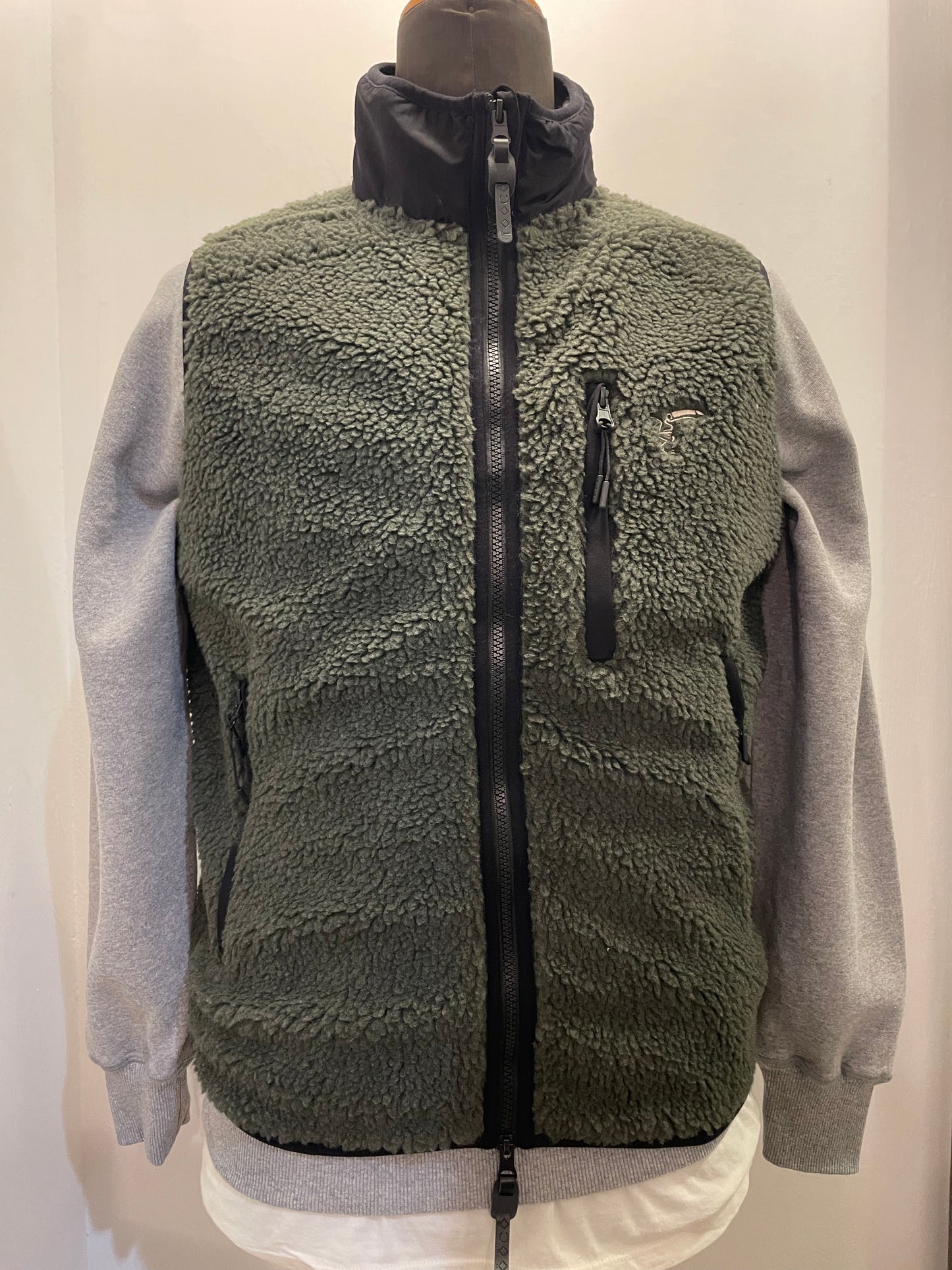 TOOCO Vest Sherpa Essential Green Army