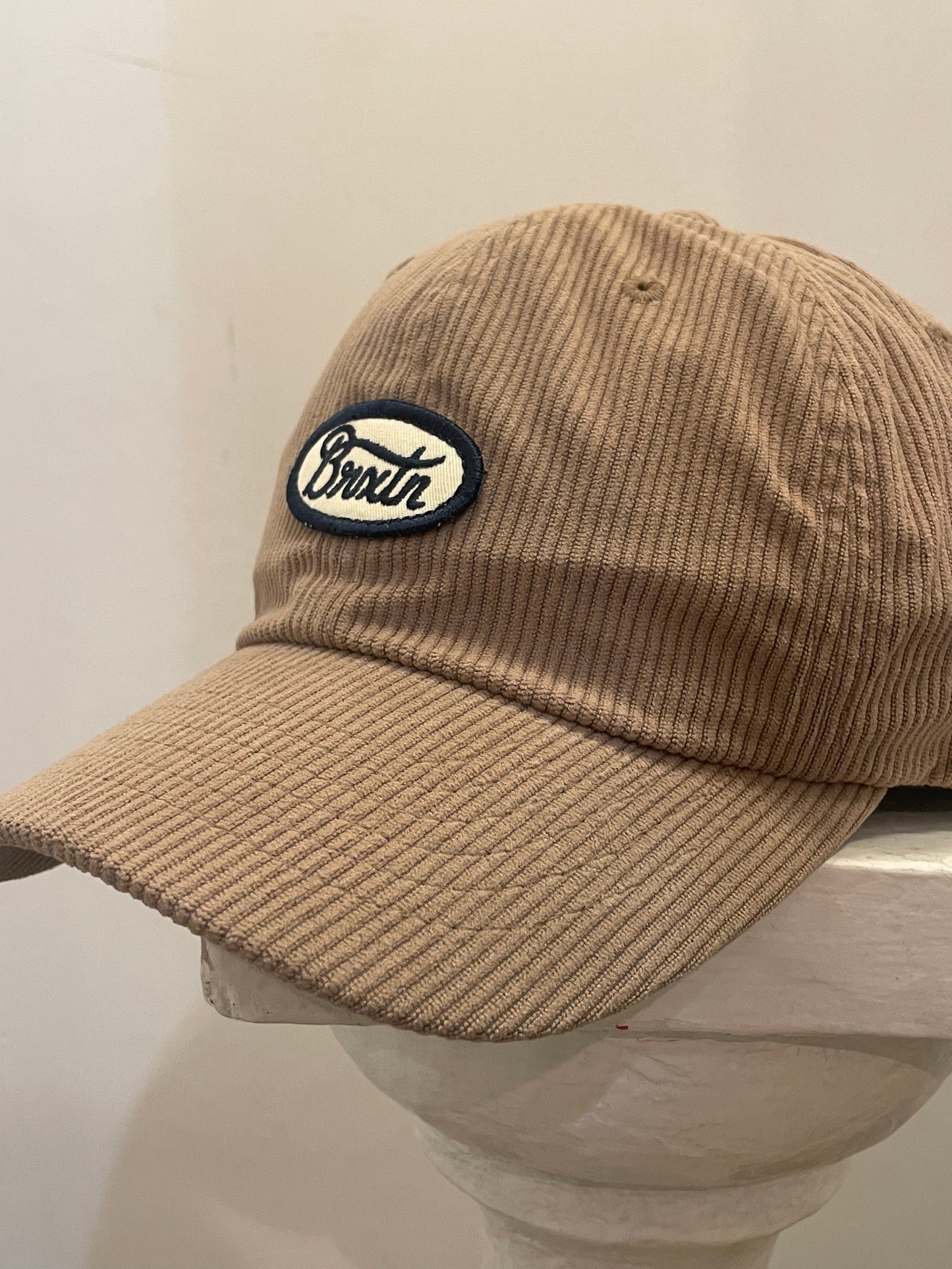 BRIXTON Cappello Con Visiera Parsons LP Cap Beige Corduroy