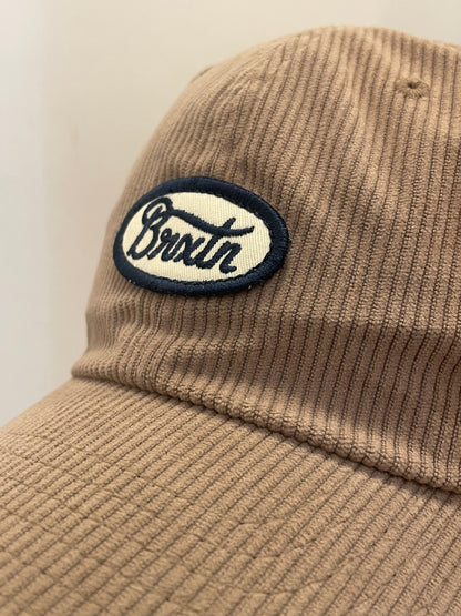 BRIXTON Cappello Con Visiera Parsons LP Cap Beige Corduroy