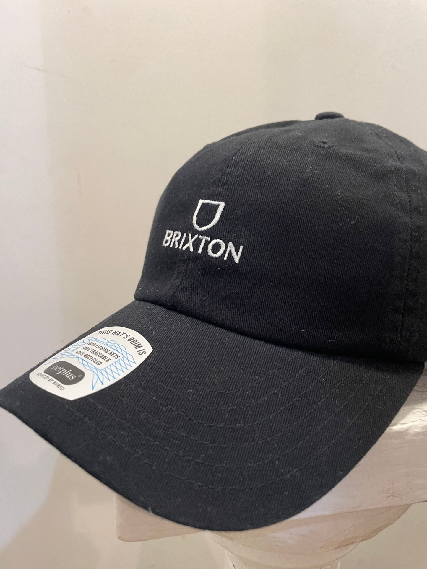 BRIXTON Cappello Con Visiera ALPHA NP LP ADJ Black/White