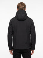 +MORE ISAAC GIACCA TECNICA CON ZIP E CAPPUCCIO COLORE NERO