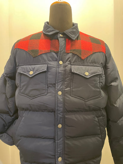 PENFIELD Rockford Primaloft Jacket Navy Blazer Check Red/Black