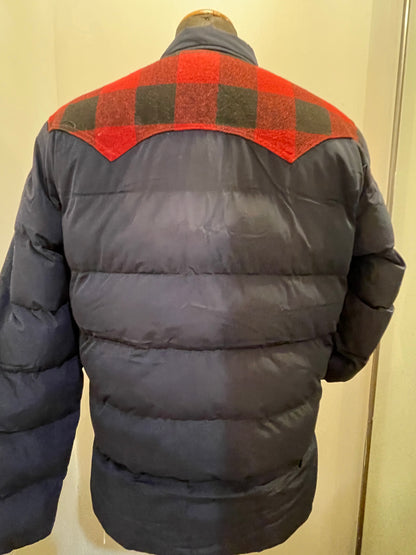 PENFIELD Rockford Primaloft Jacket Navy Blazer Check Red/Black