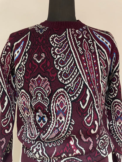 IN THE BOX Maglia Paisley Bordeaux