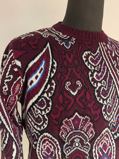 IN THE BOX Maglia Paisley Bordeaux