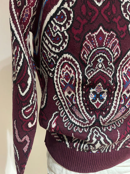 IN THE BOX Maglia Paisley Bordeaux