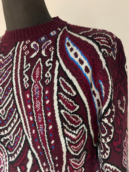 IN THE BOX Maglia Paisley Bordeaux