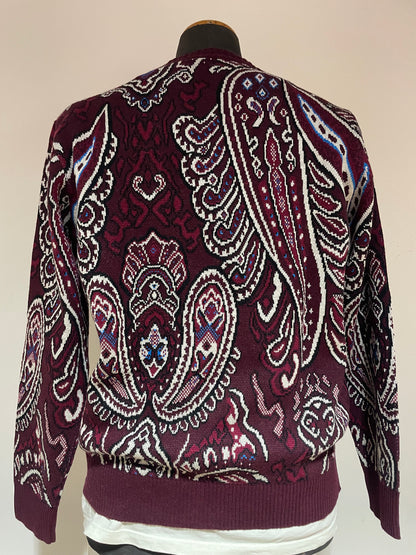 IN THE BOX Maglia Paisley Bordeaux