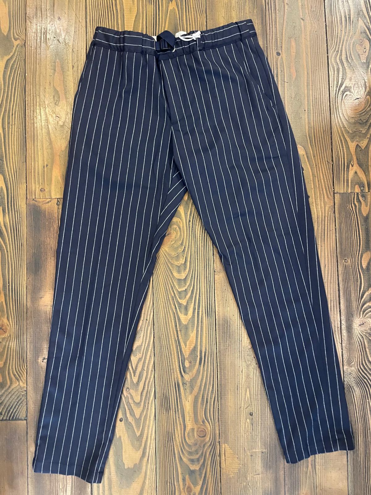 24WSU66 571 - 137 Blu a righe - Pantaloni