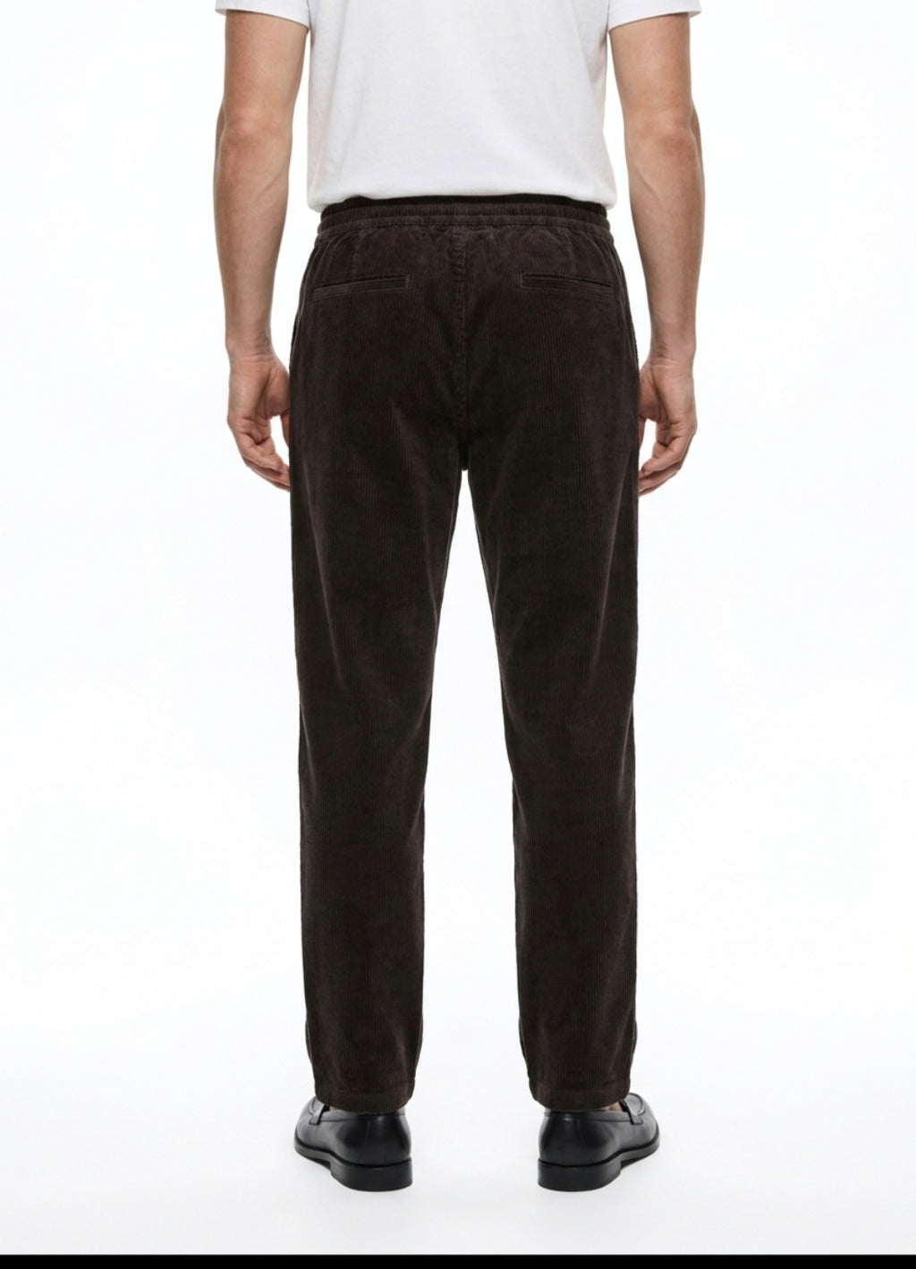 PANTALONI IN VELLUTO IN THE BOX COLOR MARRONE