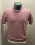 BRAMANTE MAGLIA FILO COTONE MANICA CORTA COLOR ROSA