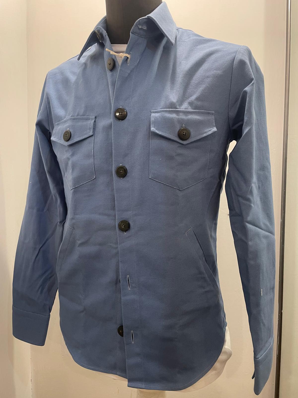 GIACCA CAMICIA GMF COLOR AZZURRO CHIARO SG374