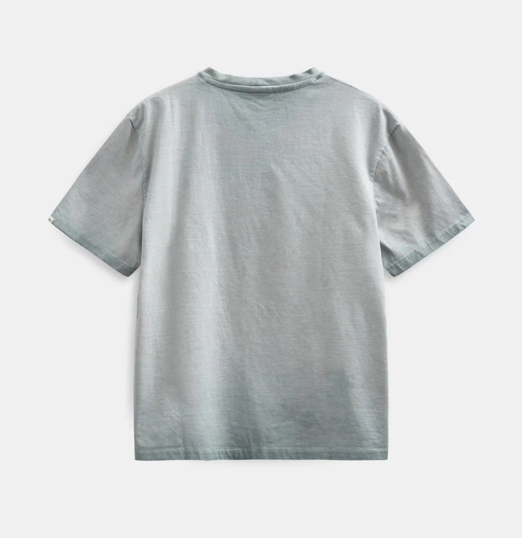 T-SHIRT ANERKJENDT AKVILLADS WASHED TEE LIGHT BLUE