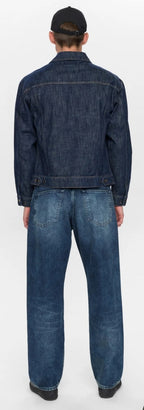 AKKARSTEN DENIM JACKET ANERKJENDT MIDNIGHT RAW