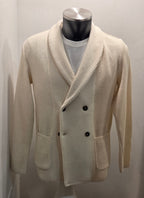 CARDIGAN DOPPIO PETTO AG TREND COLOR BIANCO