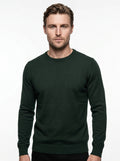 BRAMANTE MAGLIA GIROCOLLO REGULAR FIT COLOR VERDONE