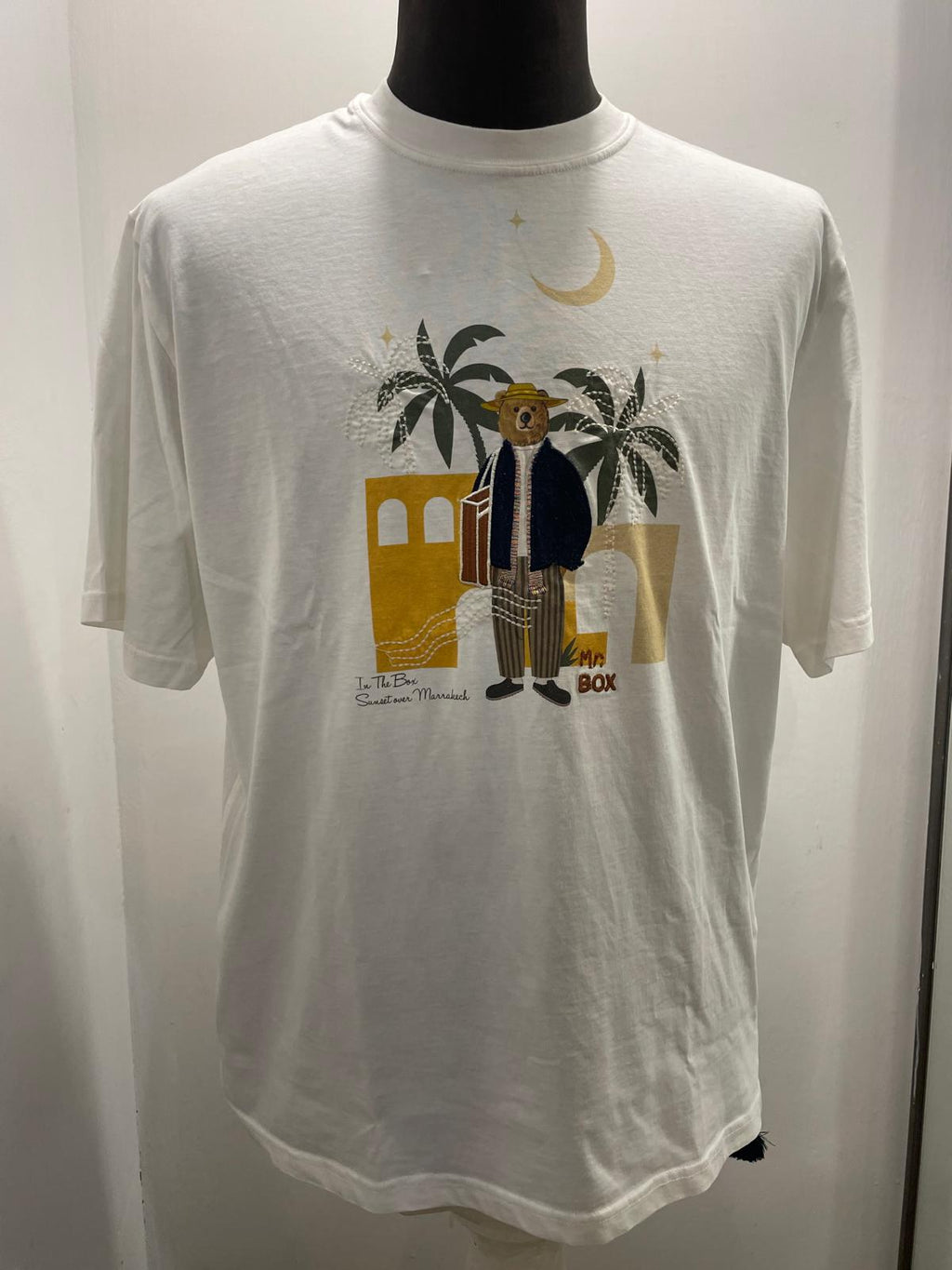T SHIRT IN THE BOX MR. BOX MAROCCO BIANCA SS250001