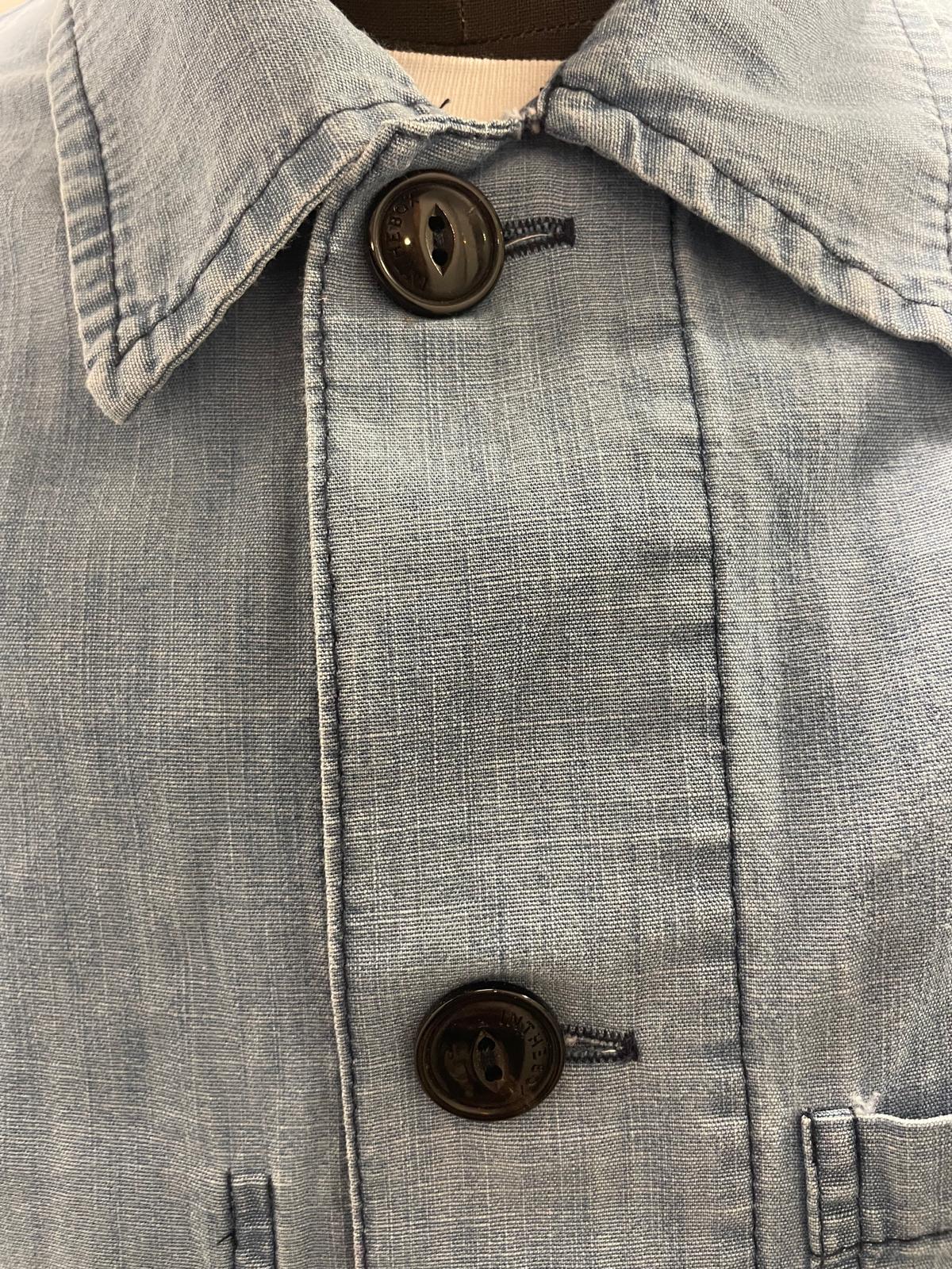 GIACCA IN THE BOX WORK DENIM COLOR BLU DENIM SS250034