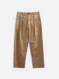 AKJAKOB COTTON PLEAT PANTS ANERKJENDT COLOR BEIGE