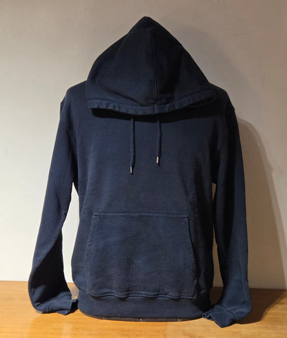 FELPA COLORFUL STANDARD Classic Organic Hood Colore Navy Blue