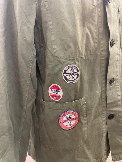 GIACCA WORK IN THE BOX PATCH DISNEY COLOR VERDE MILITARE