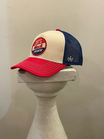 AMERICAN NEEDLE MACK TRUCK VALIN AN ROYAL/IVORY/RED TRUCKER